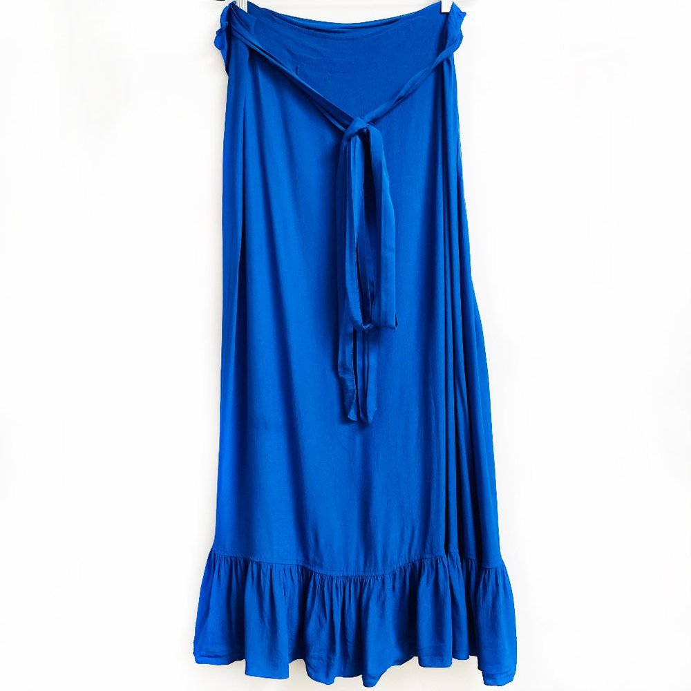 Uluwatu Cobalt Wrap Skirt